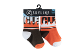 CLE MINIS | 2-PACK | GRIDIRON - Skyline Socks - 2